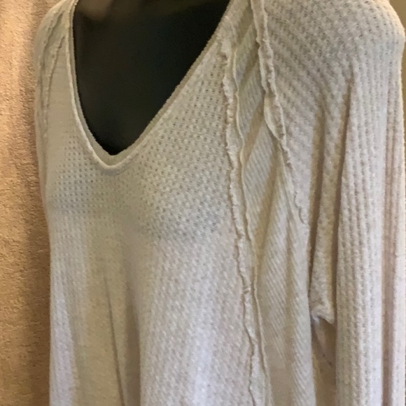 BNWT Free People // Laguna Waffle Long Sleeve - Picture 5 of 10